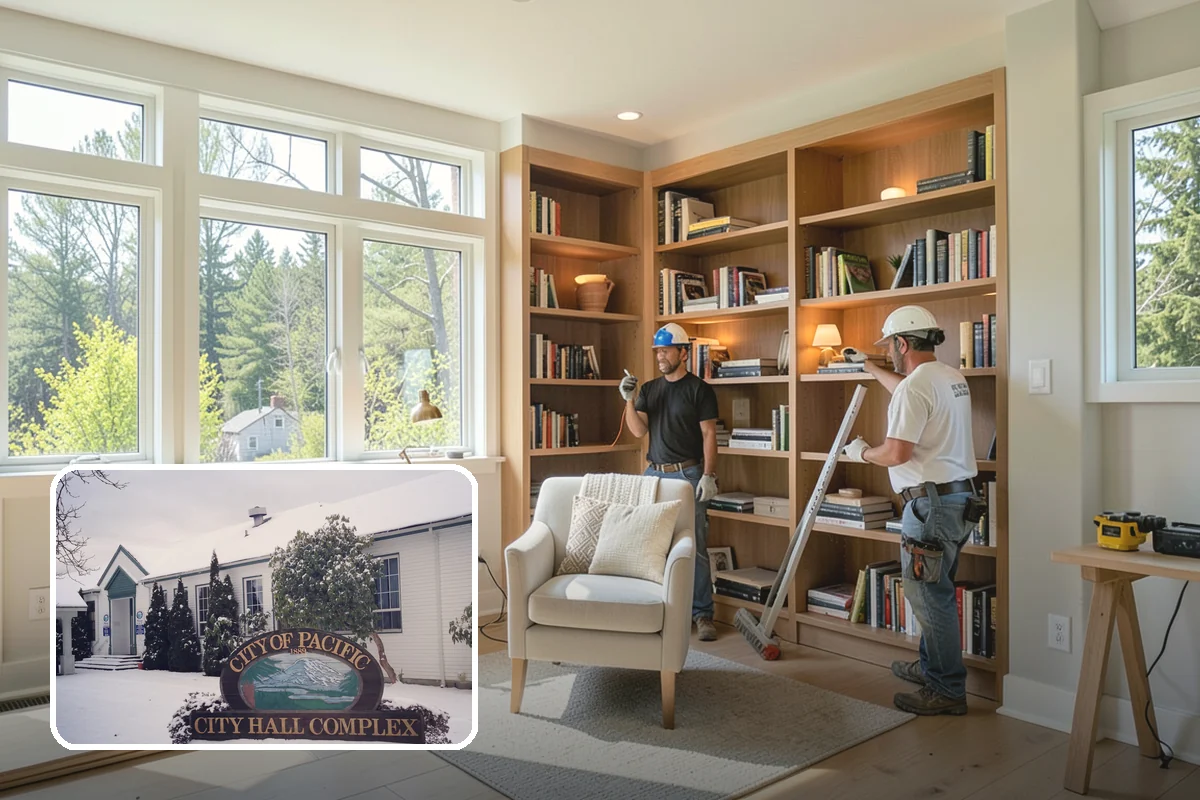 Bow Window Installation in Pacific, King County, WA - Panoramic curved views and generous light