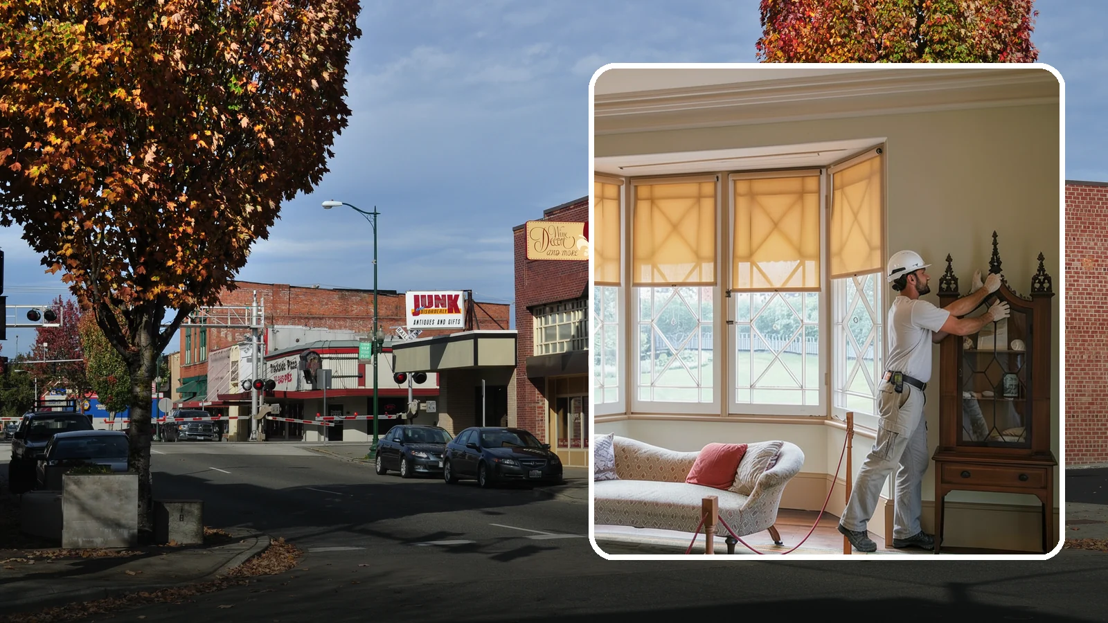 Bow Window Installation in Puyallup, Pierce County, WA - Installing gently curved bow windows that wrap your room in daylight and elegant, panoramic views.
