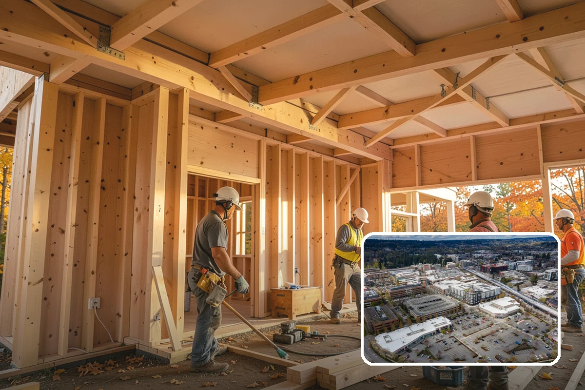 Bow Window Installation in Redmond, King County, WA - Panoramic curved views and generous light