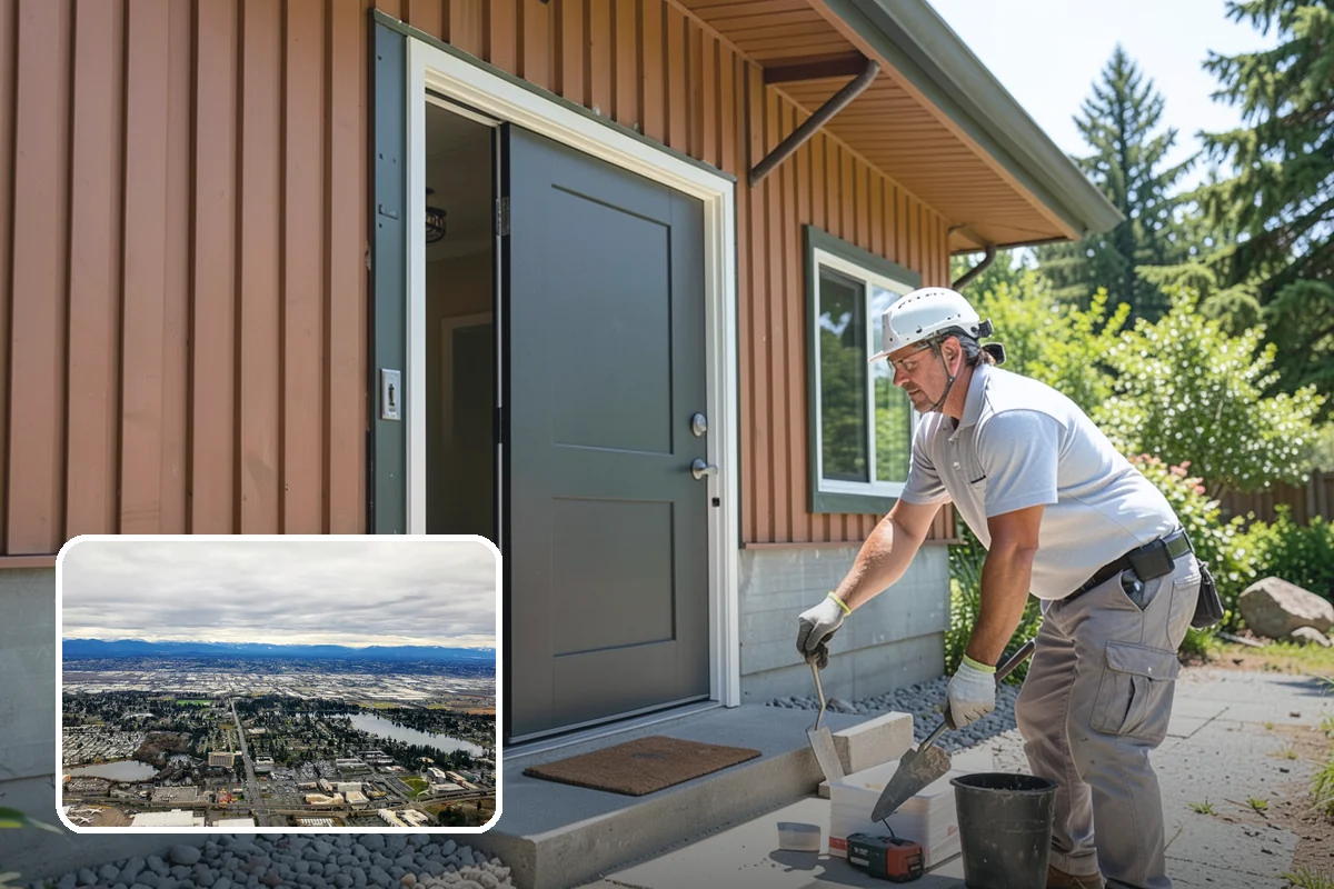 Bow Window Installation in SeaTac, King County, WA - Panoramic curved views and generous light