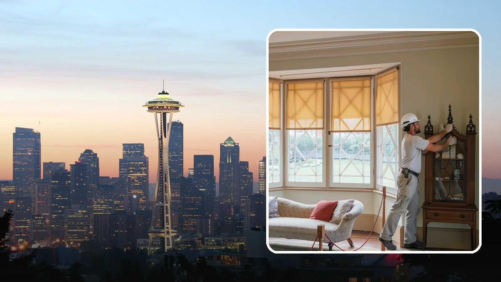Bow Window Installation in Seattle, King County, WA - Installing gently curved bow windows that wrap your room in daylight and elegant, panoramic views.