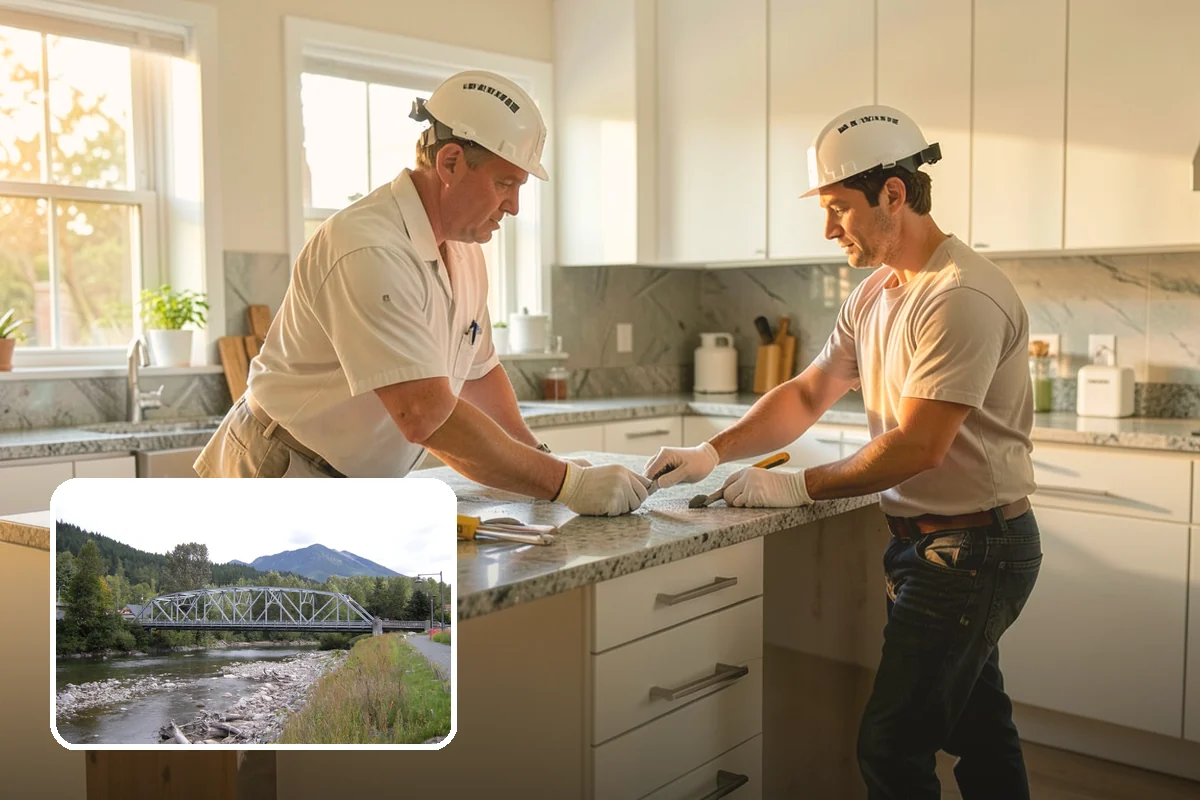 Bow Window Installation in Skykomish, King County, WA - Panoramic curved views and generous light