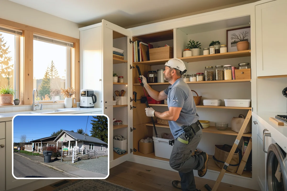Bow Window Installation in South Prairie, Pierce County, WA - Panoramic curved views and generous light