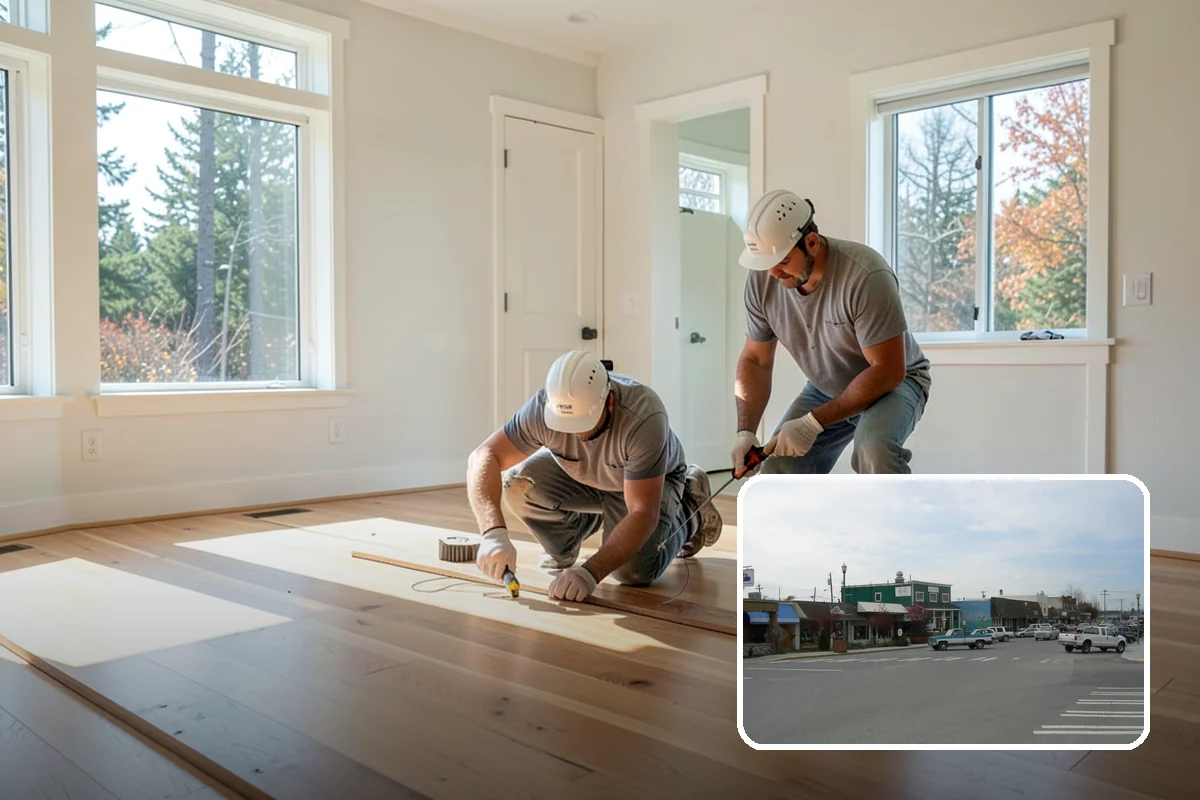 Bow Window Installation in Stanwood, Snohomish County, WA - Panoramic curved views and generous light
