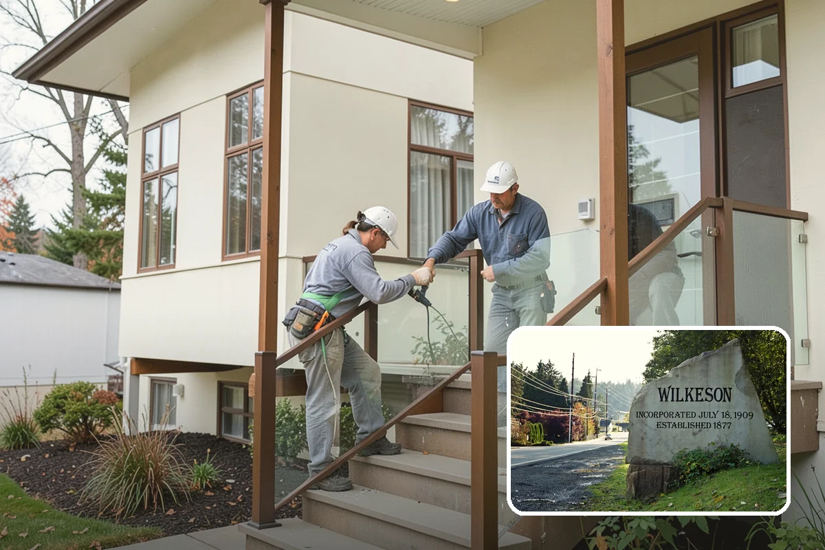 Bow Window Installation in Wilkeson, Pierce County, WA - Panoramic curved views and generous light