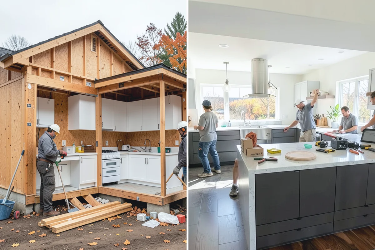 Bow Window Installation in Woodinville, King County, WA - Plan the curve, unit count, and support structure