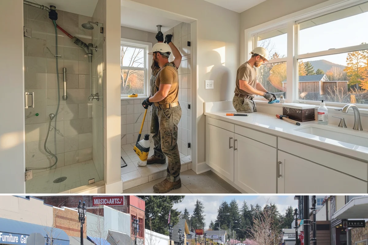 Bowing Wall Repair in Bothell, King County, WA - Bowing wall repair is best addressed before winter, when saturated soils increase the pressure driving the movement.