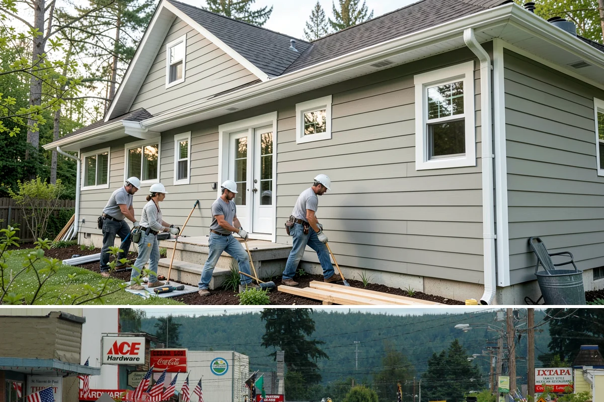 Bowing Wall Repair in Carnation, King County, WA - Bowing wall repair is best addressed before winter, when saturated soils increase the pressure driving the movement.
