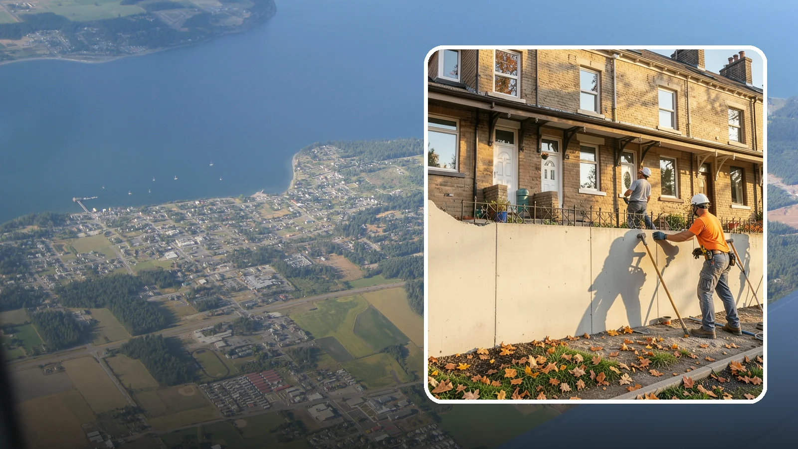 Bowing Wall Repair in Coupeville, Island County, WA - We straighten and stabilize bowing basement and foundation walls to stop movement and protect your home's structure.