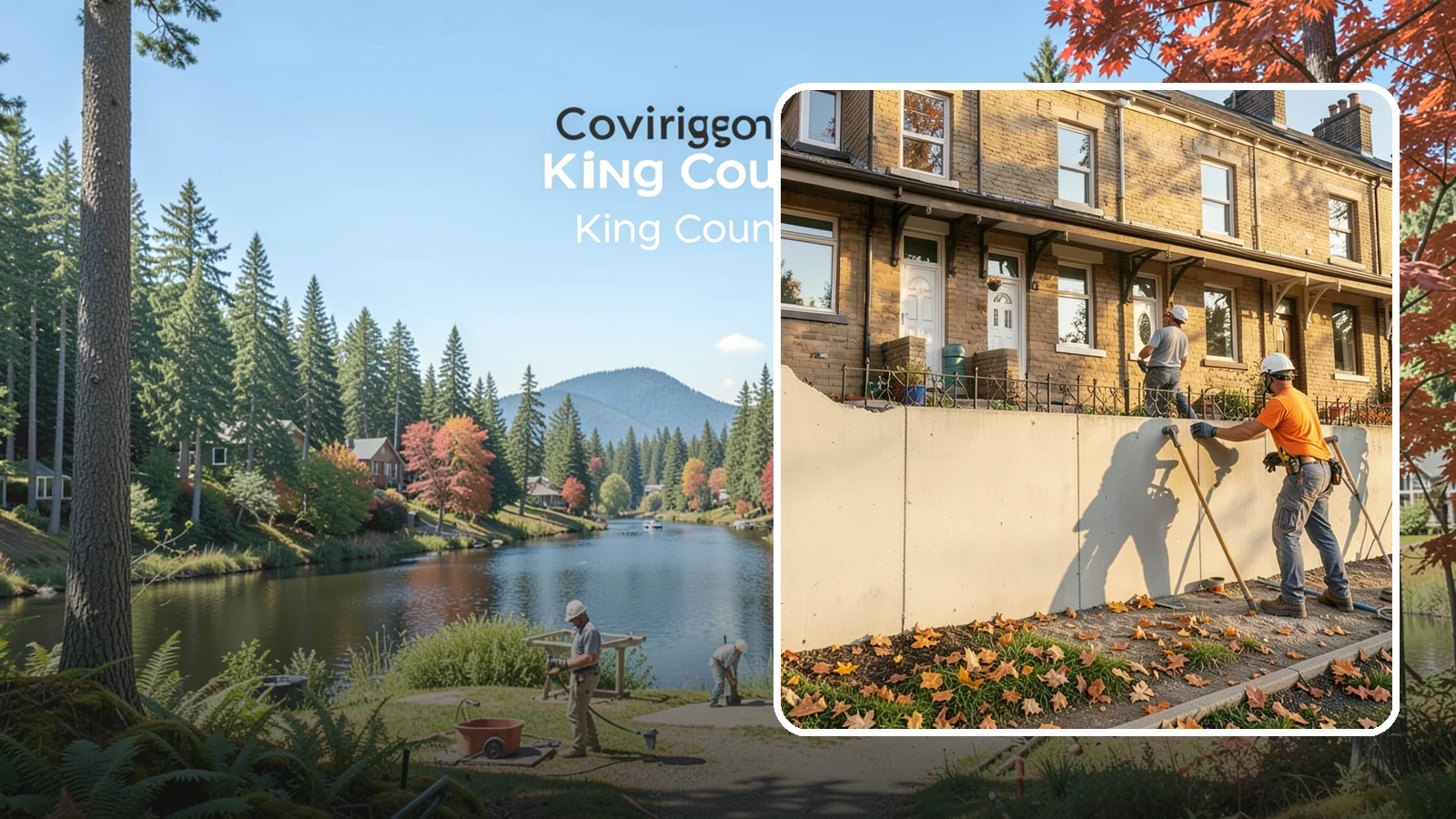 Bowing Wall Repair in Covington, King County, WA - We straighten and stabilize bowing basement and foundation walls to stop movement and protect your home's structure.