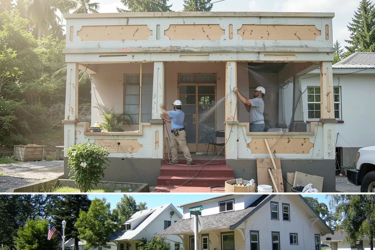 Bowing Wall Repair in DuPont, Pierce County, WA - Bowing wall repair is best addressed before winter, when saturated soils increase the pressure driving the movement.