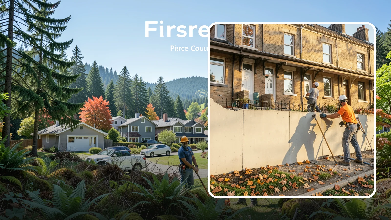 Bowing Wall Repair in Fircrest, Pierce County, WA - We straighten and stabilize bowing basement and foundation walls to stop movement and protect your home's structure.