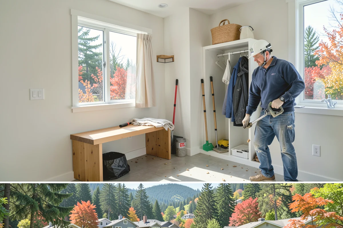 Bowing Wall Repair in Fircrest, Pierce County, WA - Bowing wall repair is best addressed before winter, when saturated soils increase the pressure driving the movement.
