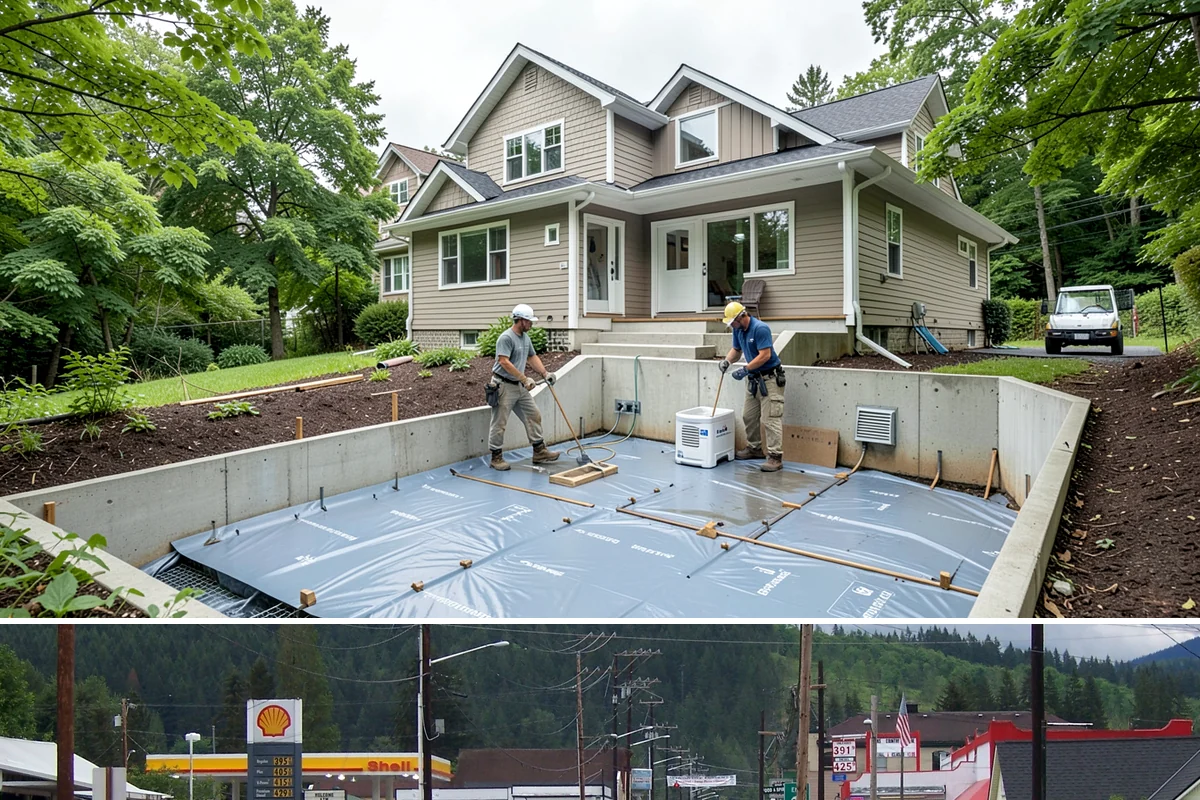 Bowing Wall Repair in Granite Falls, Snohomish County, WA - Bowing wall repair is best addressed before winter, when saturated soils increase the pressure driving the movement.