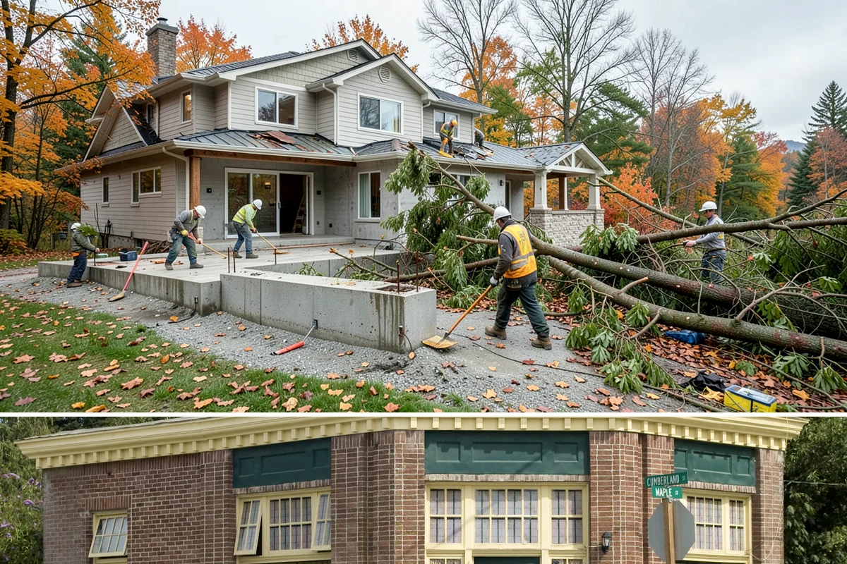 Bowing Wall Repair in Hamilton, Skagit County, WA - Bowing wall repair is best addressed before winter, when saturated soils increase the pressure driving the movement.