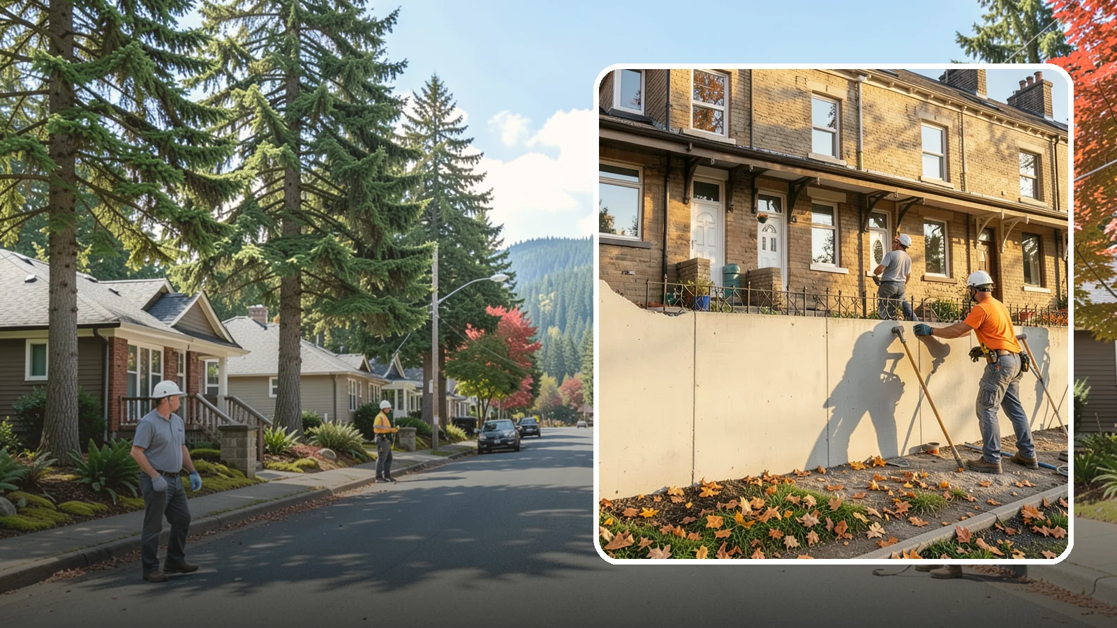 Bowing Wall Repair in Hunts Point, King County, WA - We straighten and stabilize bowing basement and foundation walls to stop movement and protect your home's structure.
