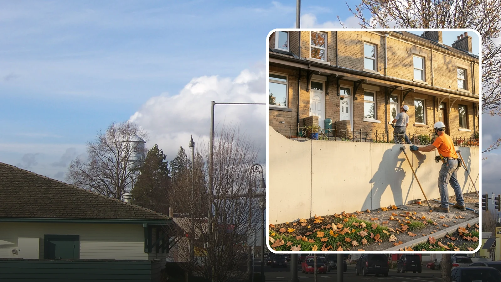 Bowing Wall Repair in Marysville, Snohomish County, WA - We straighten and stabilize bowing basement and foundation walls to stop movement and protect your home's structure.