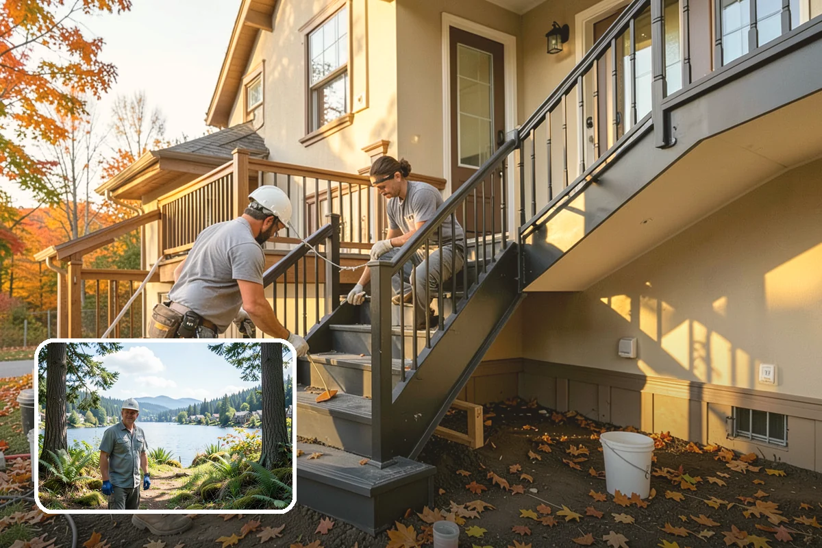 Bowing Wall Repair in Milton, King County, WA - Wall movement stopped before it threatens the structure