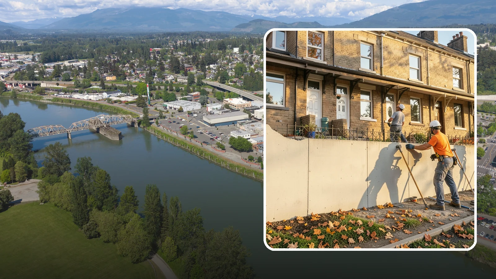Bowing Wall Repair in Mount Vernon, Skagit County, WA - We straighten and stabilize bowing basement and foundation walls to stop movement and protect your home's structure.