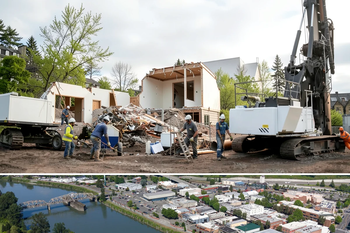 Bowing Wall Repair in Mount Vernon, Skagit County, WA - Bowing wall repair is best addressed before winter, when saturated soils increase the pressure driving the movement.