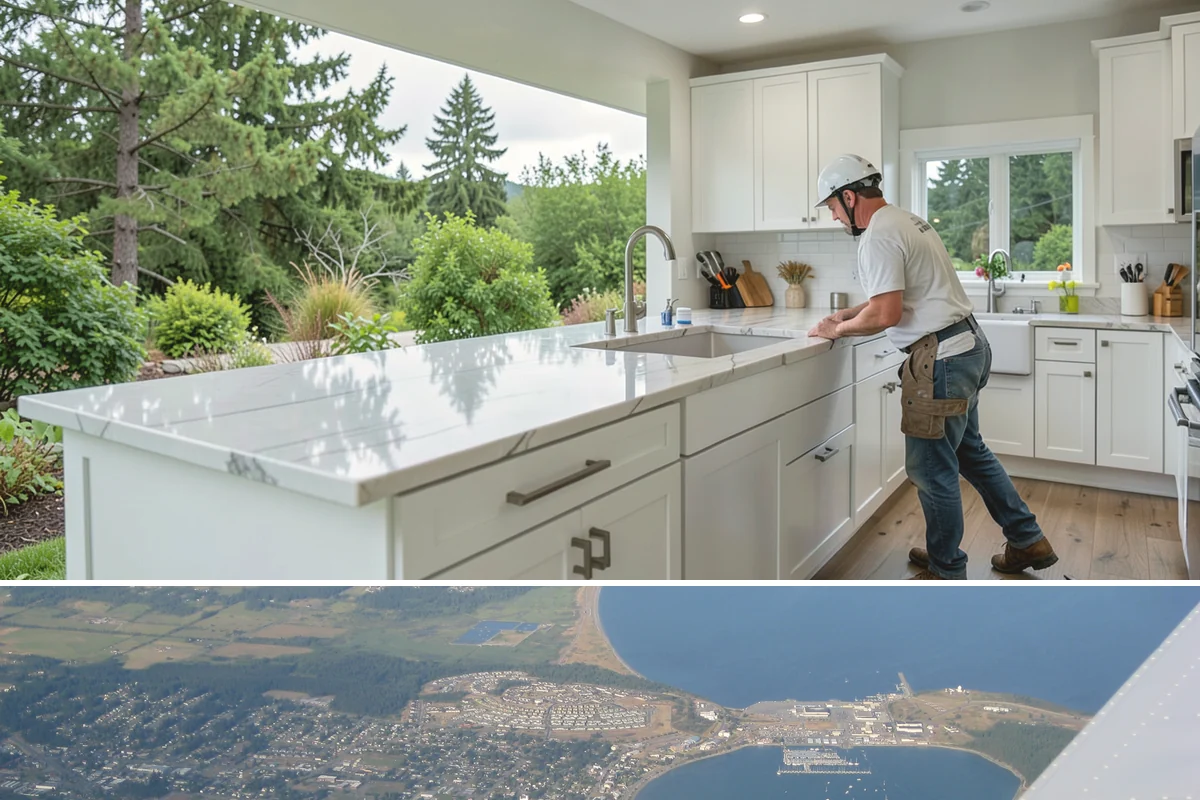 Bowing Wall Repair in Oak Harbor, Island County, WA - Bowing wall repair is best addressed before winter, when saturated soils increase the pressure driving the movement.