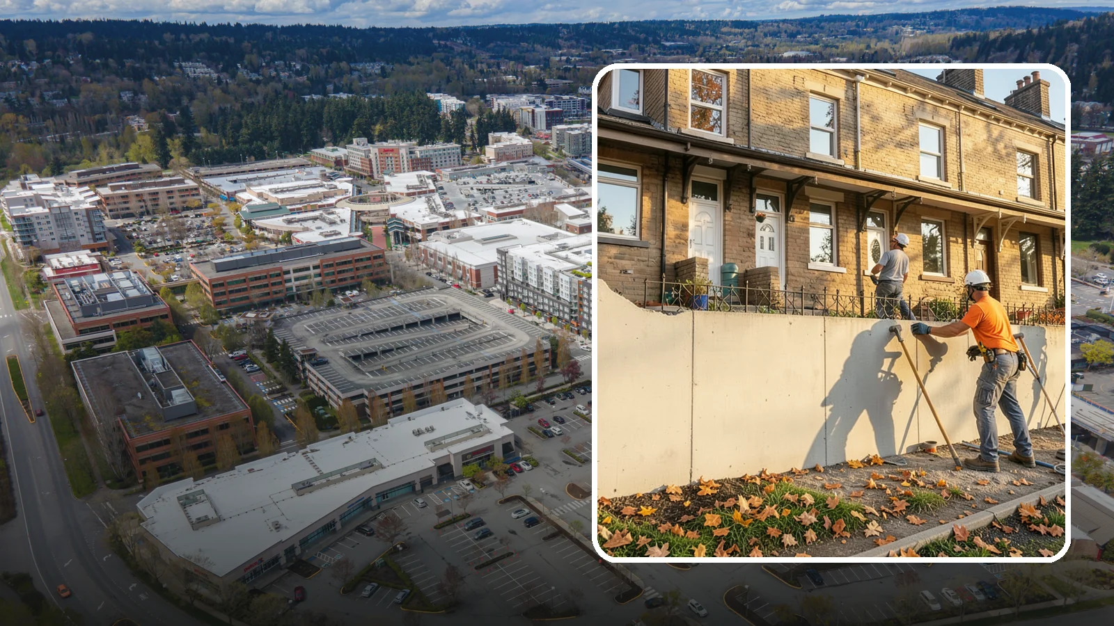 Bowing Wall Repair in Redmond, King County, WA - We straighten and stabilize bowing basement and foundation walls to stop movement and protect your home's structure.