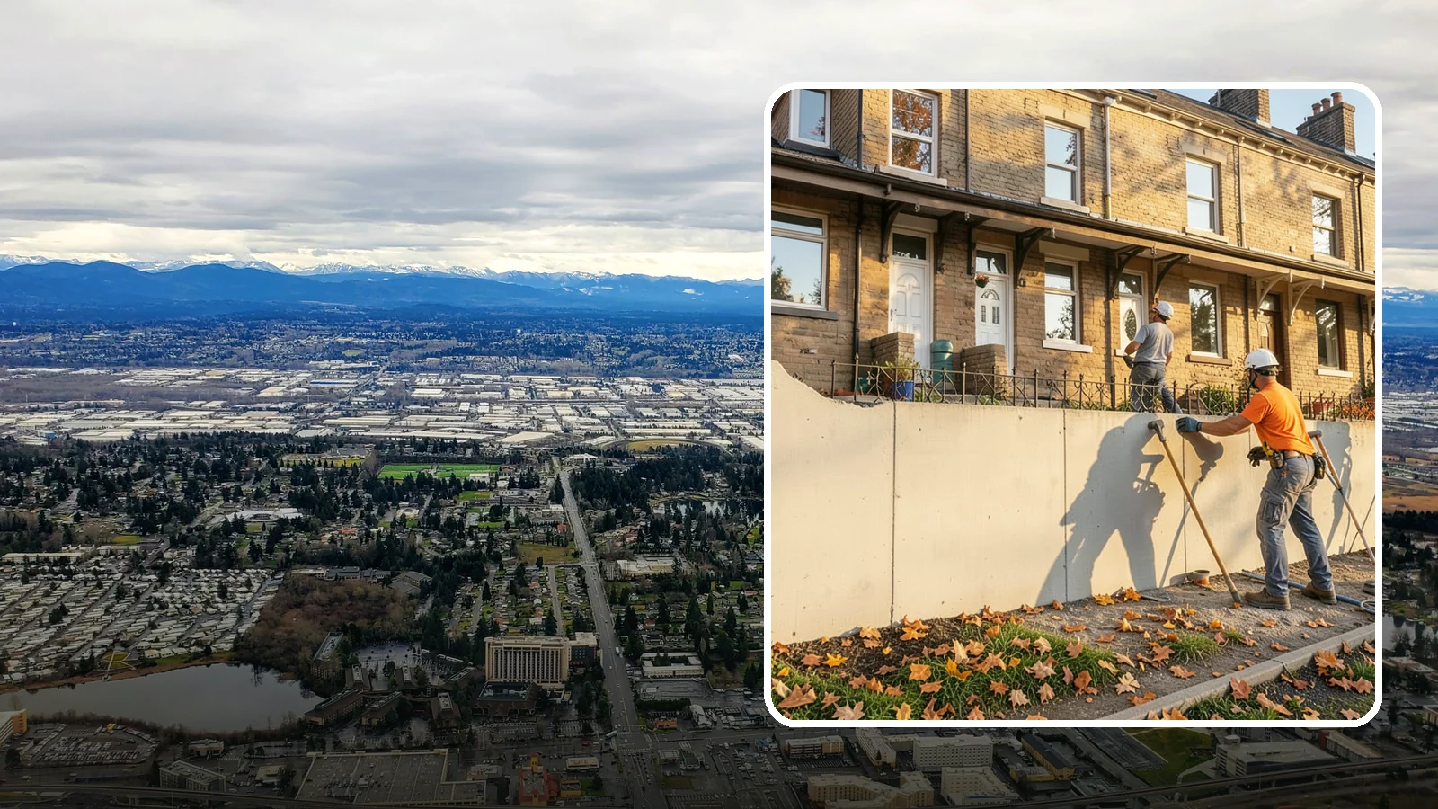 Bowing Wall Repair in SeaTac, King County, WA - We straighten and stabilize bowing basement and foundation walls to stop movement and protect your home's structure.