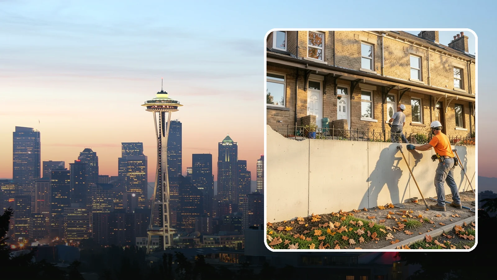 Bowing Wall Repair in Seattle, King County, WA - We straighten and stabilize bowing basement and foundation walls to stop movement and protect your home's structure.