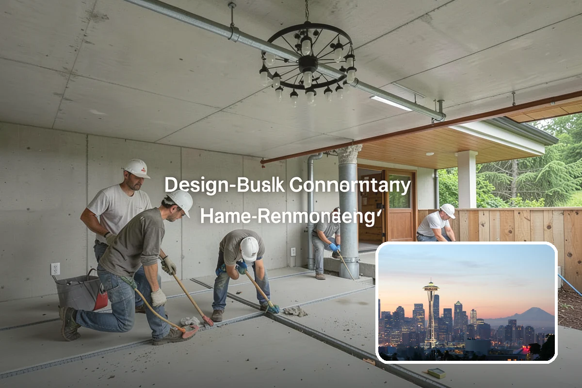 Bowing Wall Repair in Seattle, King County, WA - Wall movement stopped before it threatens the structure