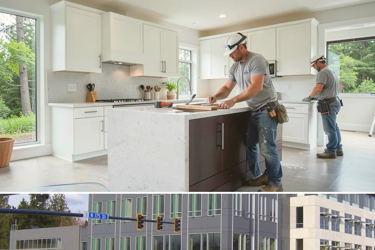 Bowing Wall Repair in Shoreline, King County, WA - Bowing wall repair is best addressed before winter, when saturated soils increase the pressure driving the movement.