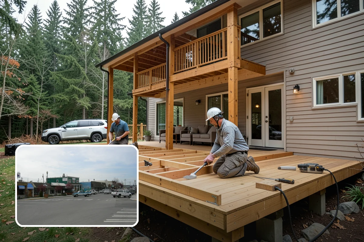 Bowing Wall Repair in Stanwood, Snohomish County, WA - Wall movement stopped before it threatens the structure