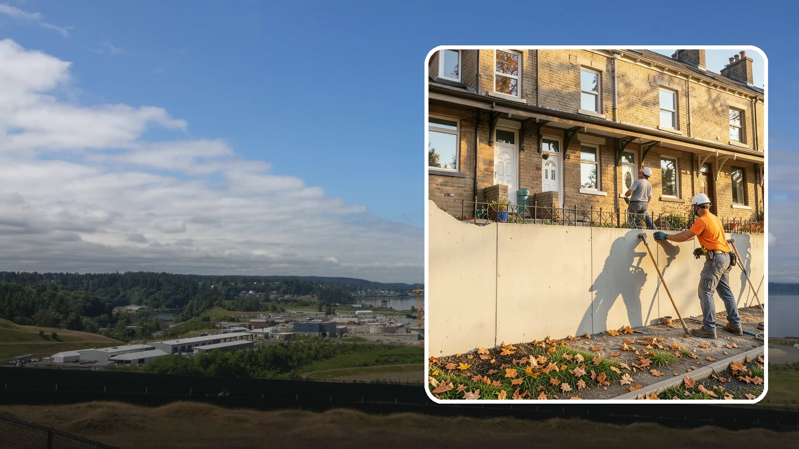 Bowing Wall Repair in University Place, Pierce County, WA - We straighten and stabilize bowing basement and foundation walls to stop movement and protect your home's structure.