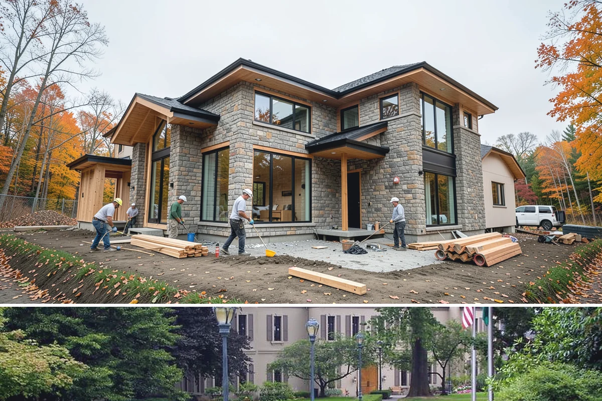 Bowing Wall Repair in Woodinville, King County, WA - Bowing wall repair is best addressed before winter, when saturated soils increase the pressure driving the movement.