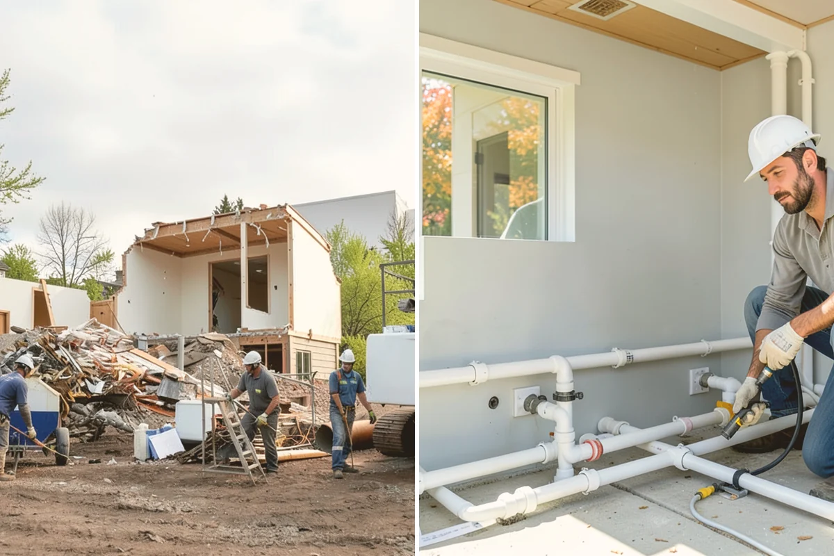 Box Beam Installation in Bothell, King County, WA - Design beam layout, size, and finish