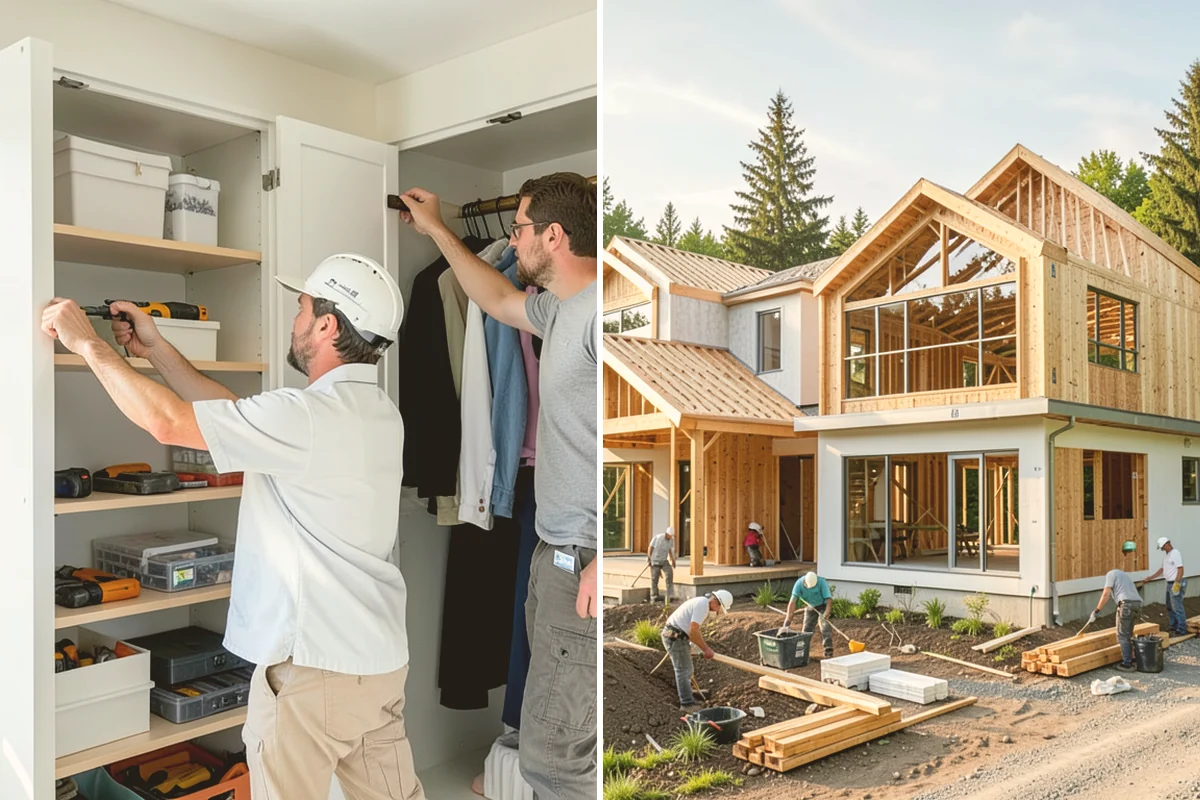 Box Beam Installation in Brier, Snohomish County, WA - Design beam layout, size, and finish