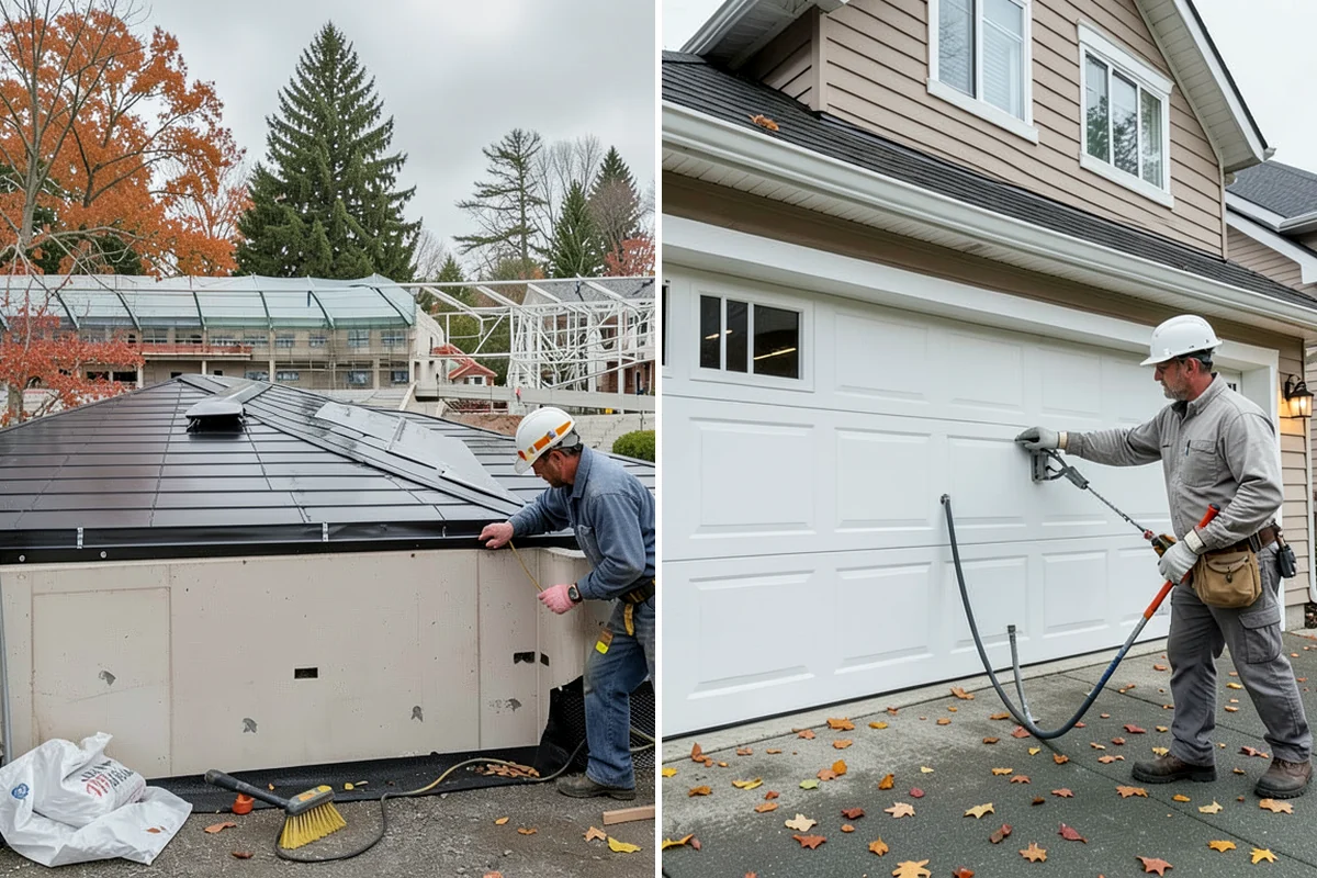 Box Beam Installation in Clyde Hill, King County, WA - Design beam layout, size, and finish