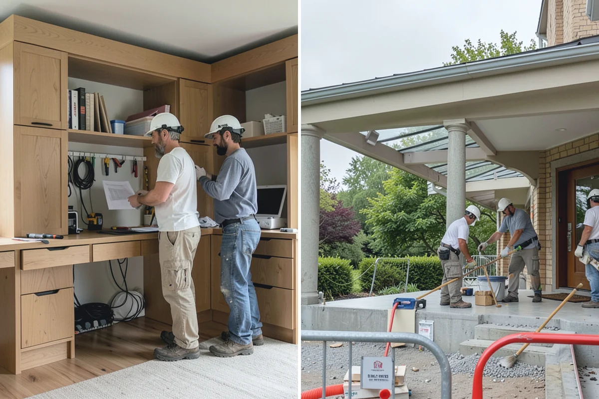 Box Beam Installation in Des Moines, King County, WA - Design beam layout, size, and finish