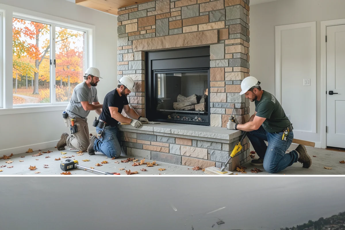Box Beam Installation in Des Moines, King County, WA - Box beams are fabricated and installed indoors year-round, a productive winter project in the rainy PNW.