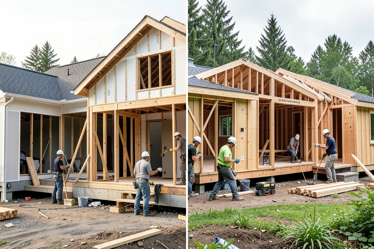 Box Beam Installation in DuPont, Pierce County, WA - Design beam layout, size, and finish