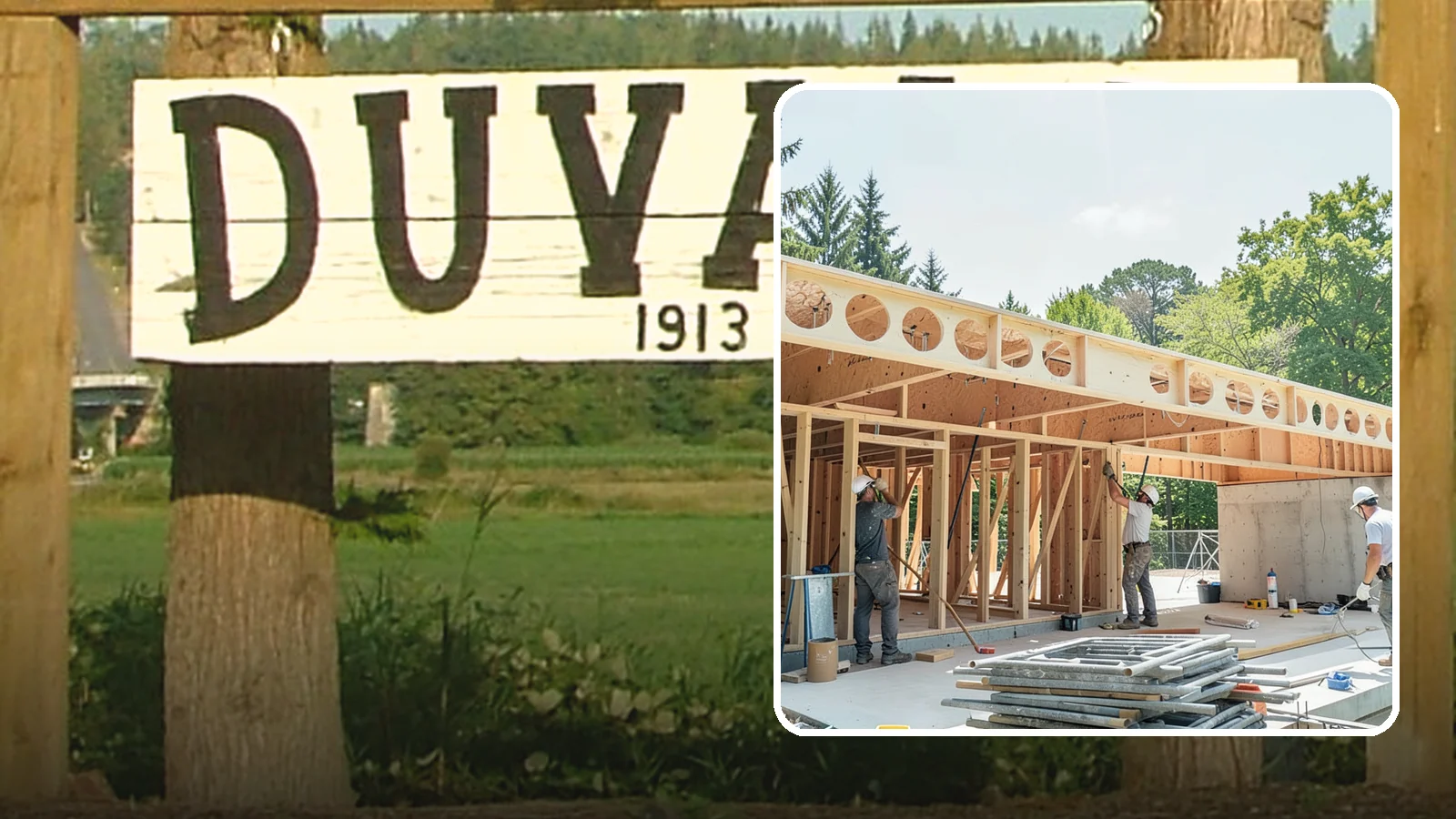 Box Beam Installation in Duvall, King County, WA - Custom box beam installation that adds the look of structural timber ceilings without heavy solid-wood weight.