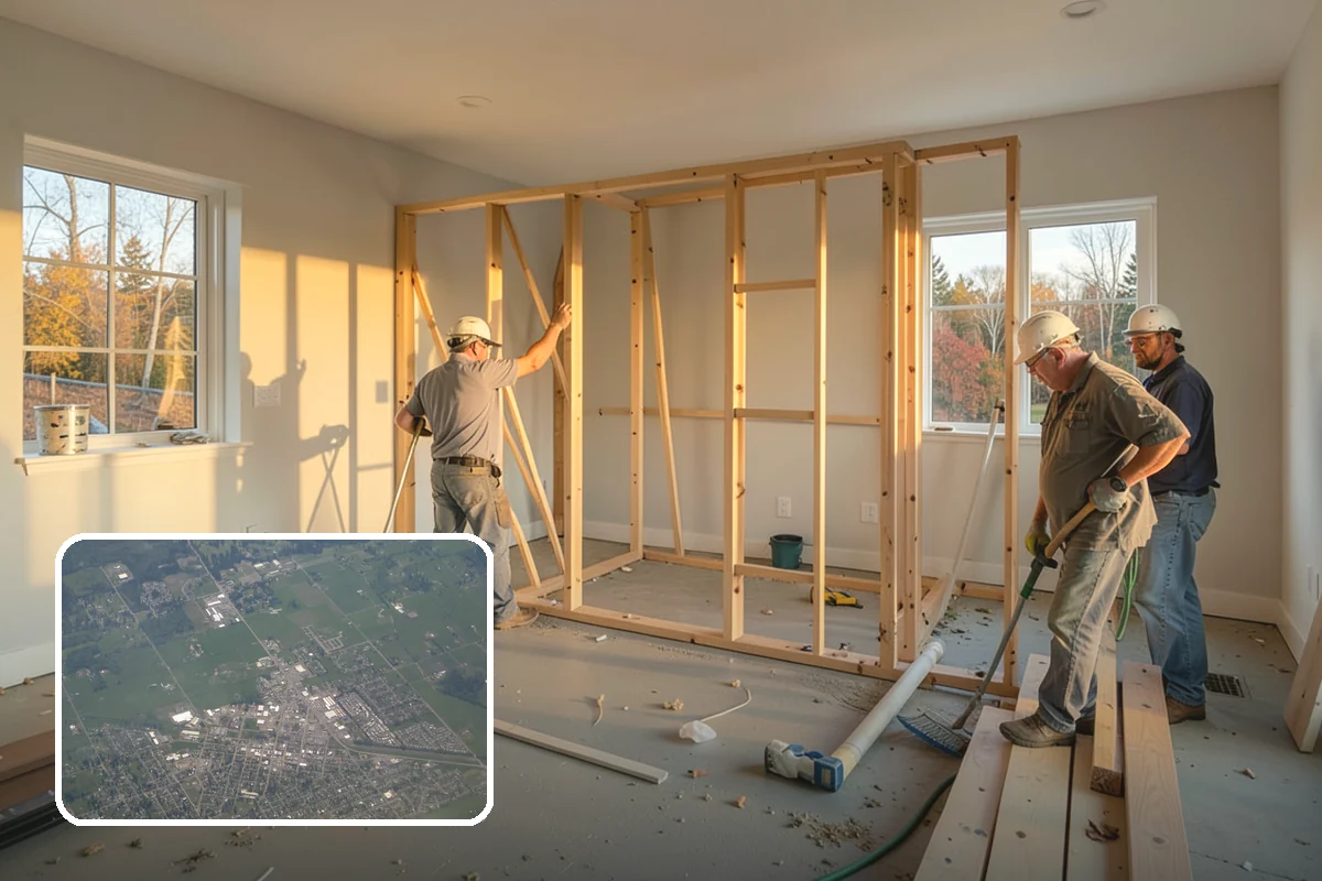 Box Beam Installation in Enumclaw, King County, WA - The look of solid timber without the weight