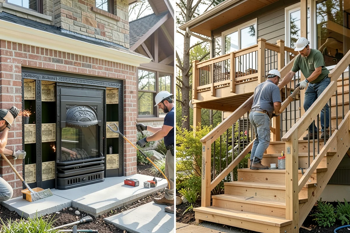 Box Beam Installation in Federal Way, King County, WA - Design beam layout, size, and finish