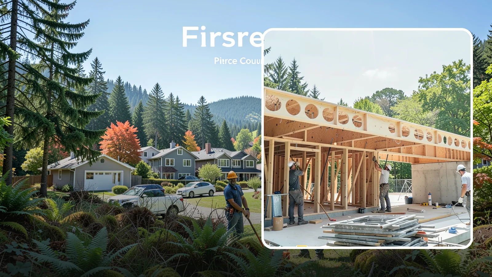 Box Beam Installation in Fircrest, Pierce County, WA - Custom box beam installation that adds the look of structural timber ceilings without heavy solid-wood weight.