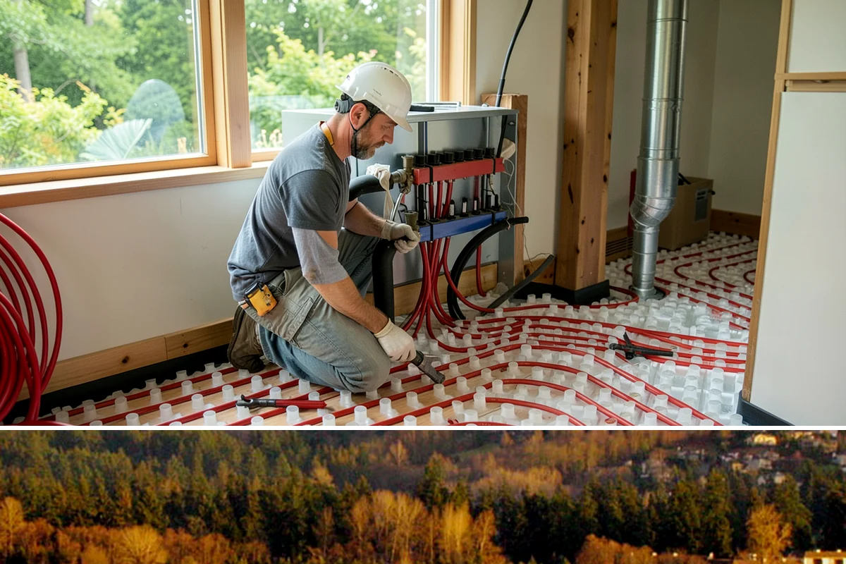 Box Beam Installation in Kenmore, King County, WA - Box beams are fabricated and installed indoors year-round, a productive winter project in the rainy PNW.