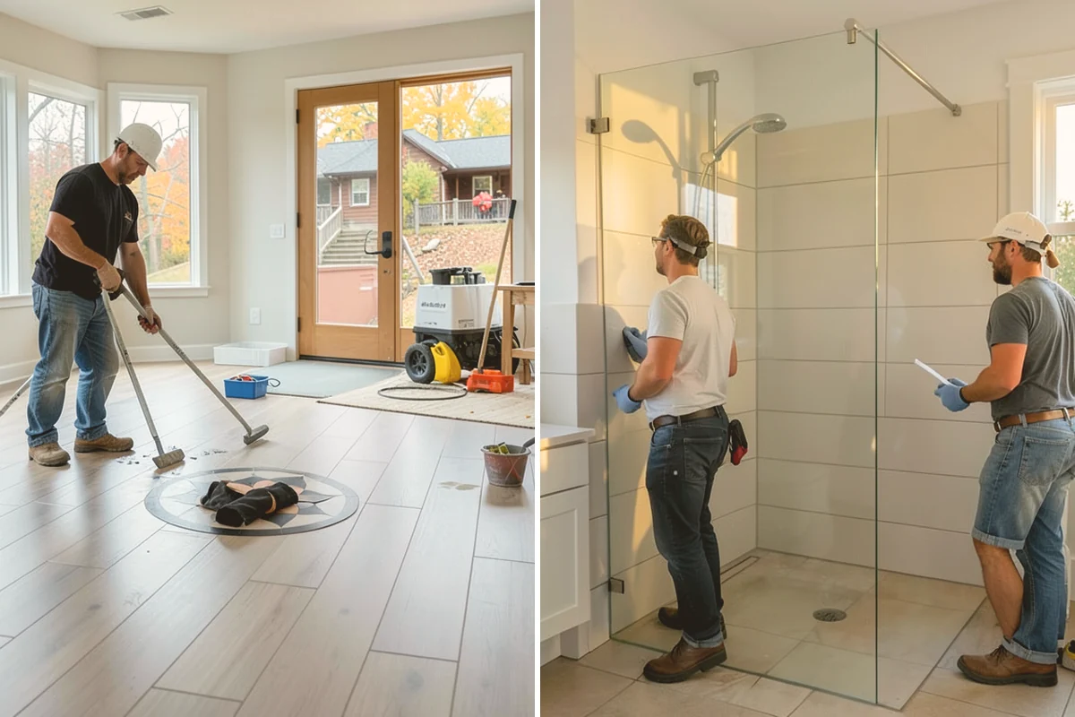 Box Beam Installation in Kent, King County, WA - Design beam layout, size, and finish