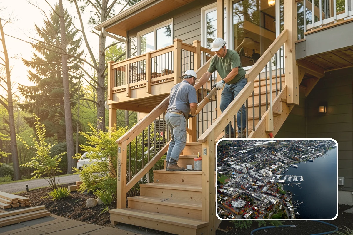Box Beam Installation in Kirkland, King County, WA - The look of solid timber without the weight