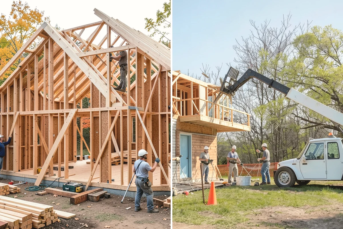 Box Beam Installation in La Conner, Skagit County, WA - Design beam layout, size, and finish