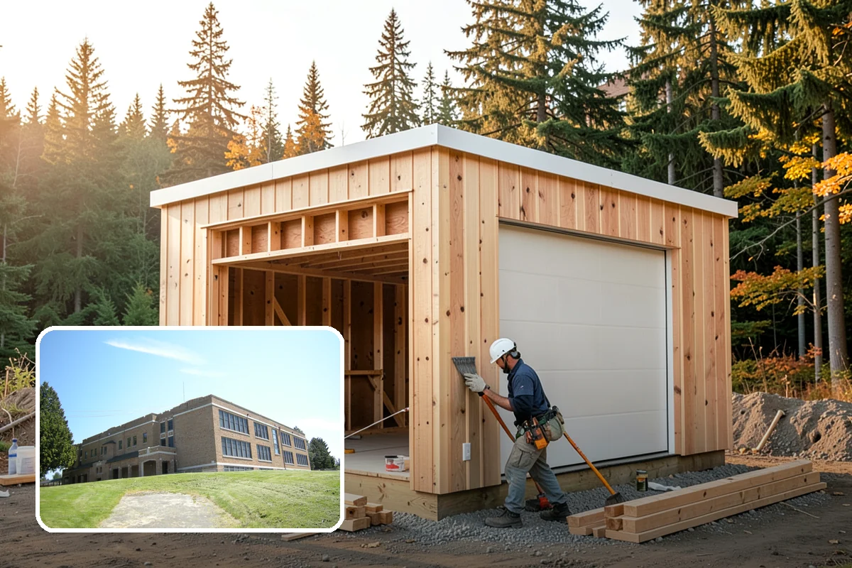 Box Beam Installation in Maple Valley, King County, WA - The look of solid timber without the weight