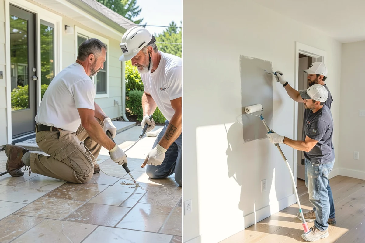 Box Beam Installation in Mercer Island, King County, WA - Design beam layout, size, and finish
