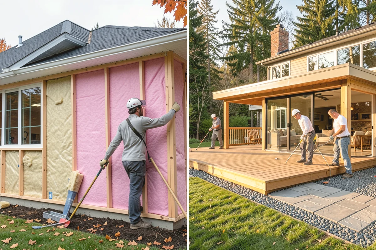 Box Beam Installation in Mill Creek, Snohomish County, WA - Design beam layout, size, and finish